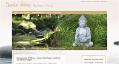 Desktop Screenshot of claudias-wellness.com