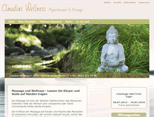 Tablet Screenshot of claudias-wellness.com